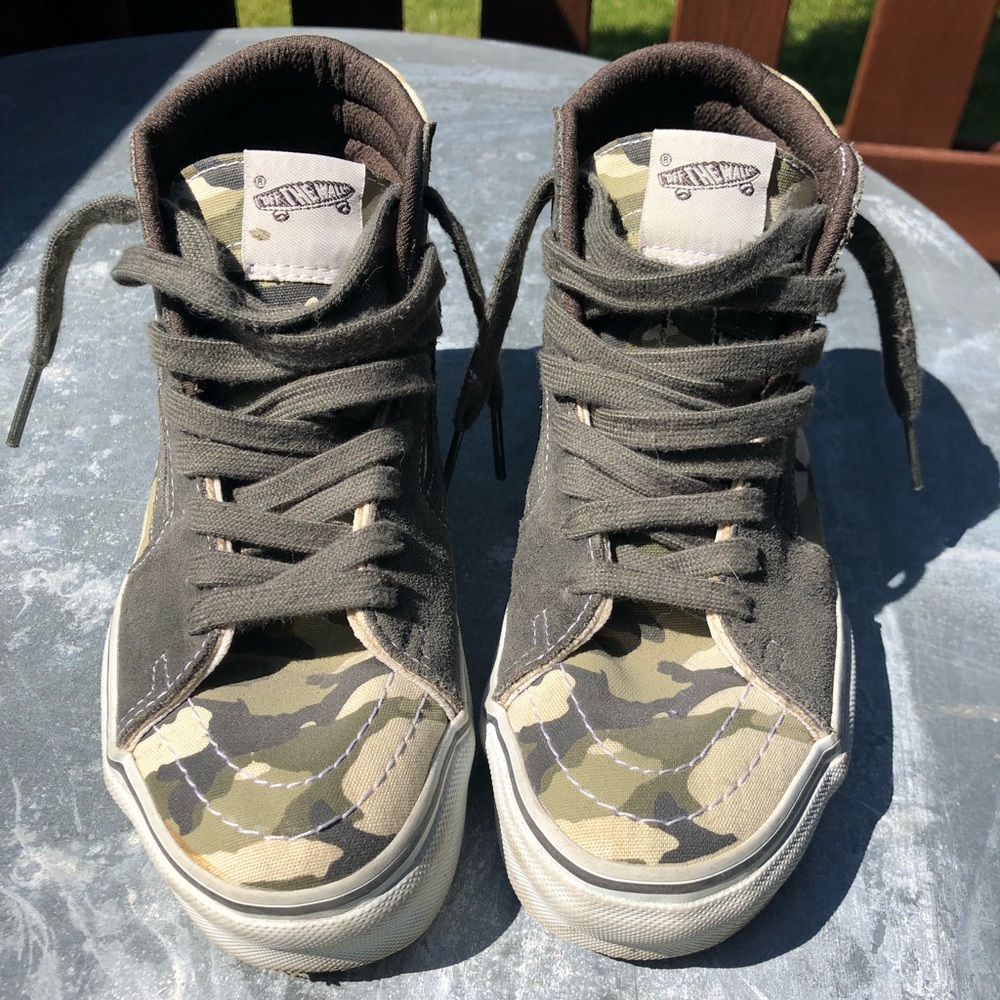 RARE Vans Skate Hi Camo 6 W 4.5 M - Picture 6 of 9